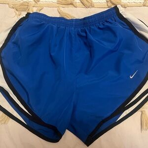 Nike Blue and Black Athletic Shorts Lightweight Design
